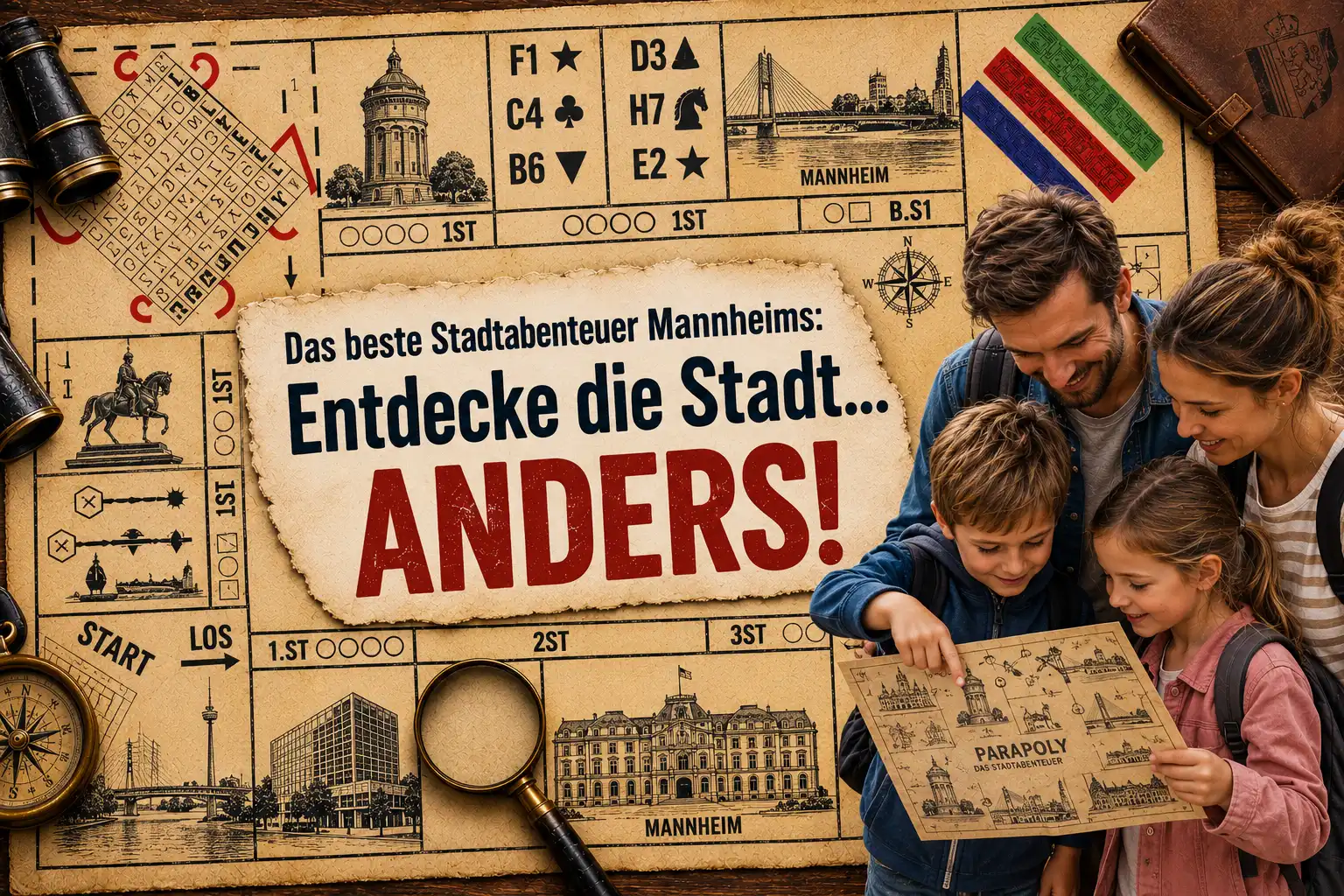 Mannheim Sehenswürdigkeitenkarte mannheim sehengswürdigkeiten karte